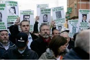 Gerry Adams Belfast Parade 2 november 2008