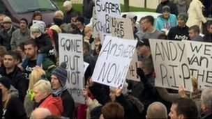 guilhall raad protest