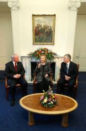 Hillary Clinton NI visit