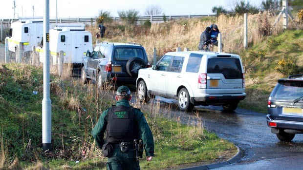 Ricerche della PSNI a Newry