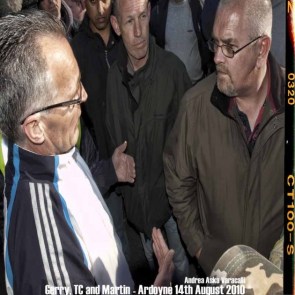 Da sinistra: Gerry Telly, Tony Catney e Martin Og Meehan